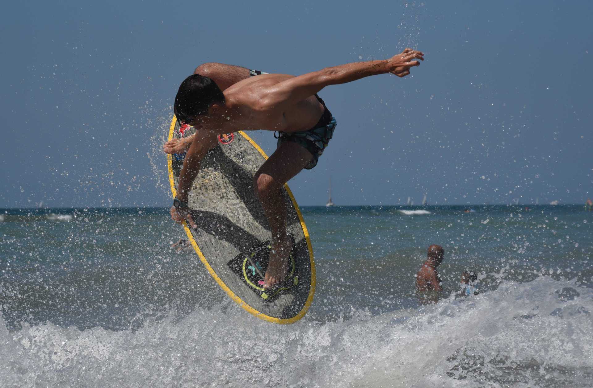 Gara di skimboard al Belsito di Ostia